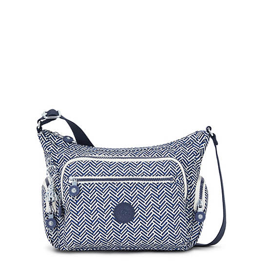 Kipling Gabbie Small Printed Crossbody Bags Urban Chevron | CA 1146CT